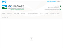 Tablet Screenshot of monavalechamber.org